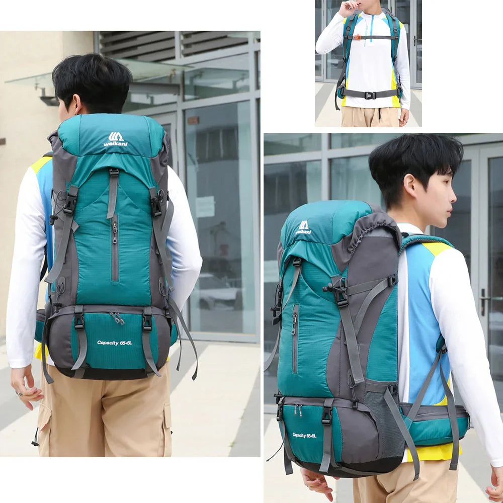 Alpivento 70L Trekking Backpack | Waterproof Camping Backpack with Rain Cover | Large Outdoor Backpack for Hiking, Mountaineering & Travel Brand Name: