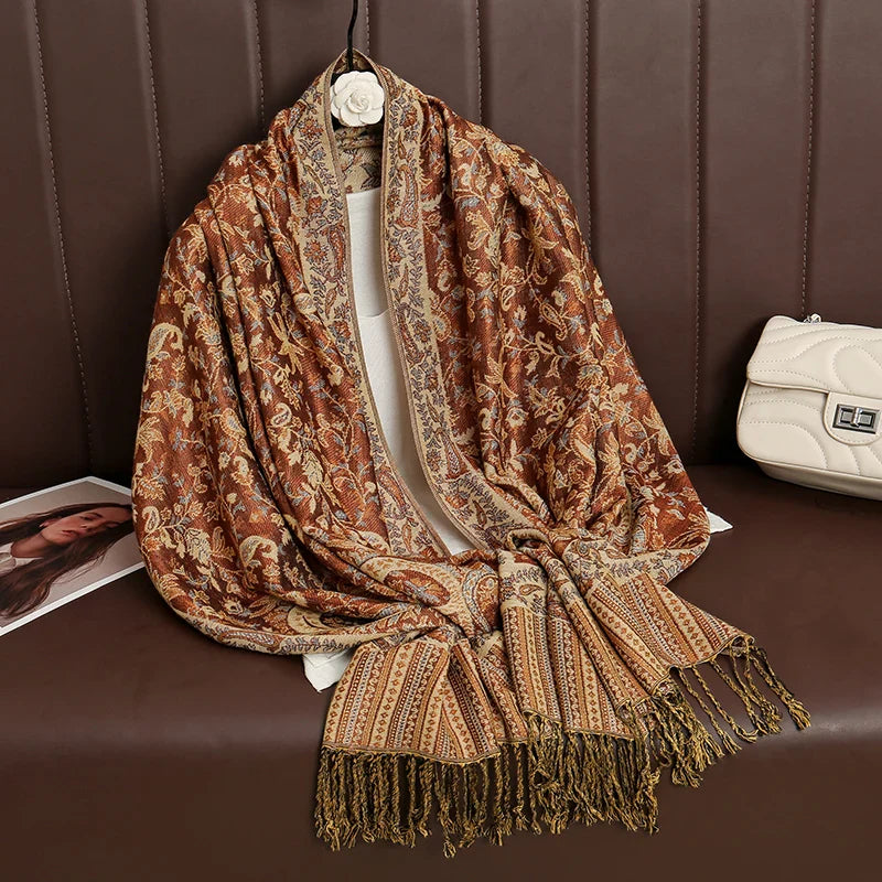 Élégancea | Women's Scarf | Cashmere Feel | 70 × 190 cm | Luxury Print & Warm