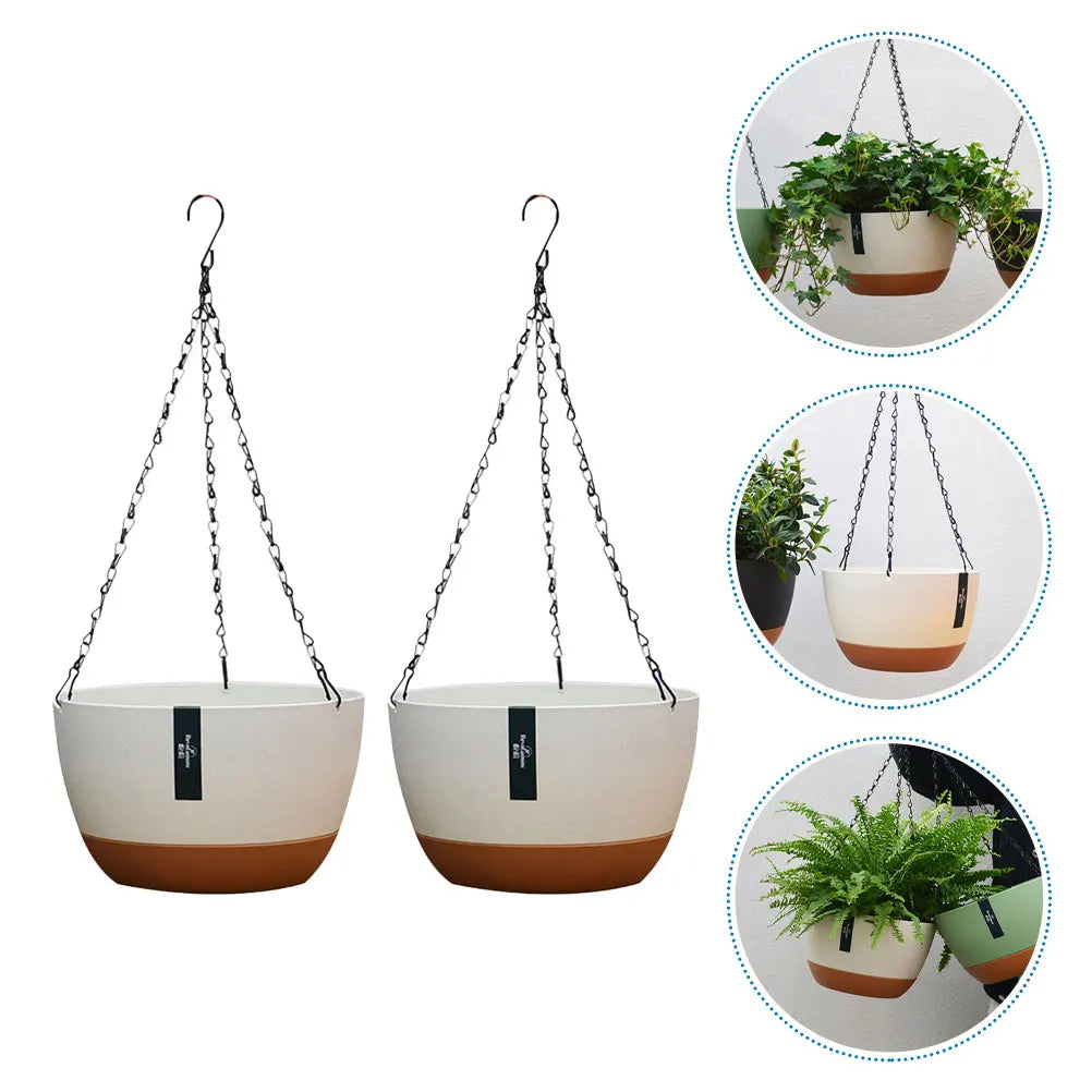 Floranta Hanging Flower Pot Set | Durable & Stylish | For Balcony, Garden & Indoors