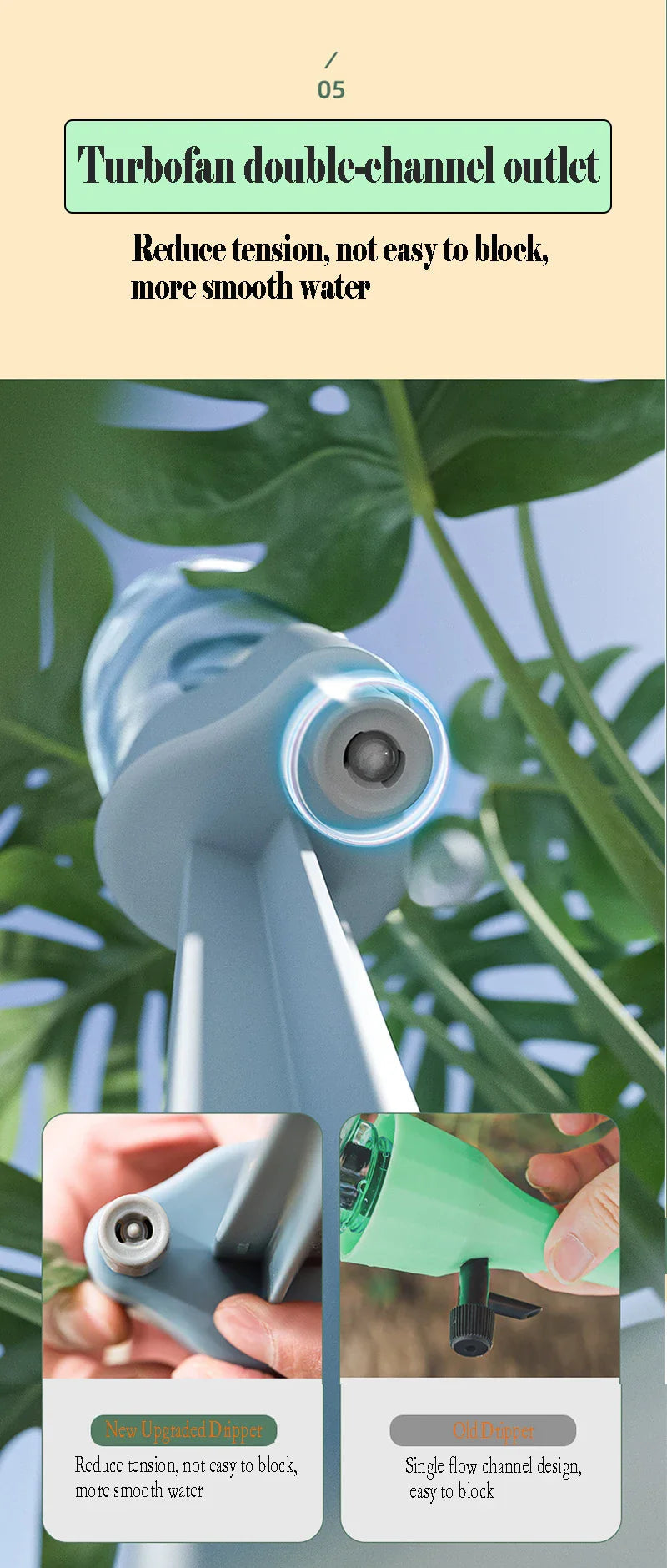 Automatic Watering Attachment | For PET Bottles | Drip Irrigation with Speed Control | Set of 2