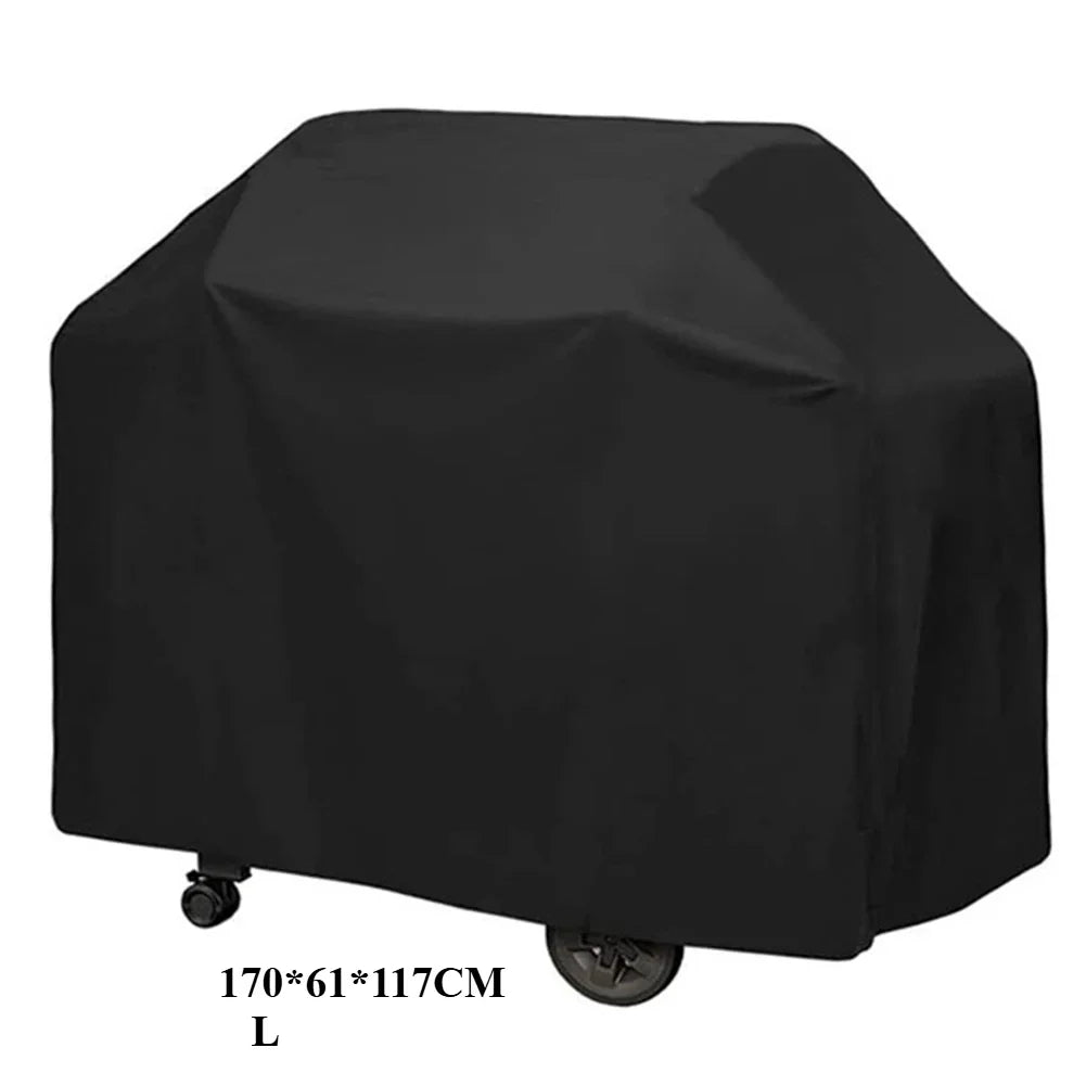 GrillGuard Pro Cover | Waterproof & UV-resistant | Windproof with Drawstring | For Gas Grill, BBQ & Garden Furniture