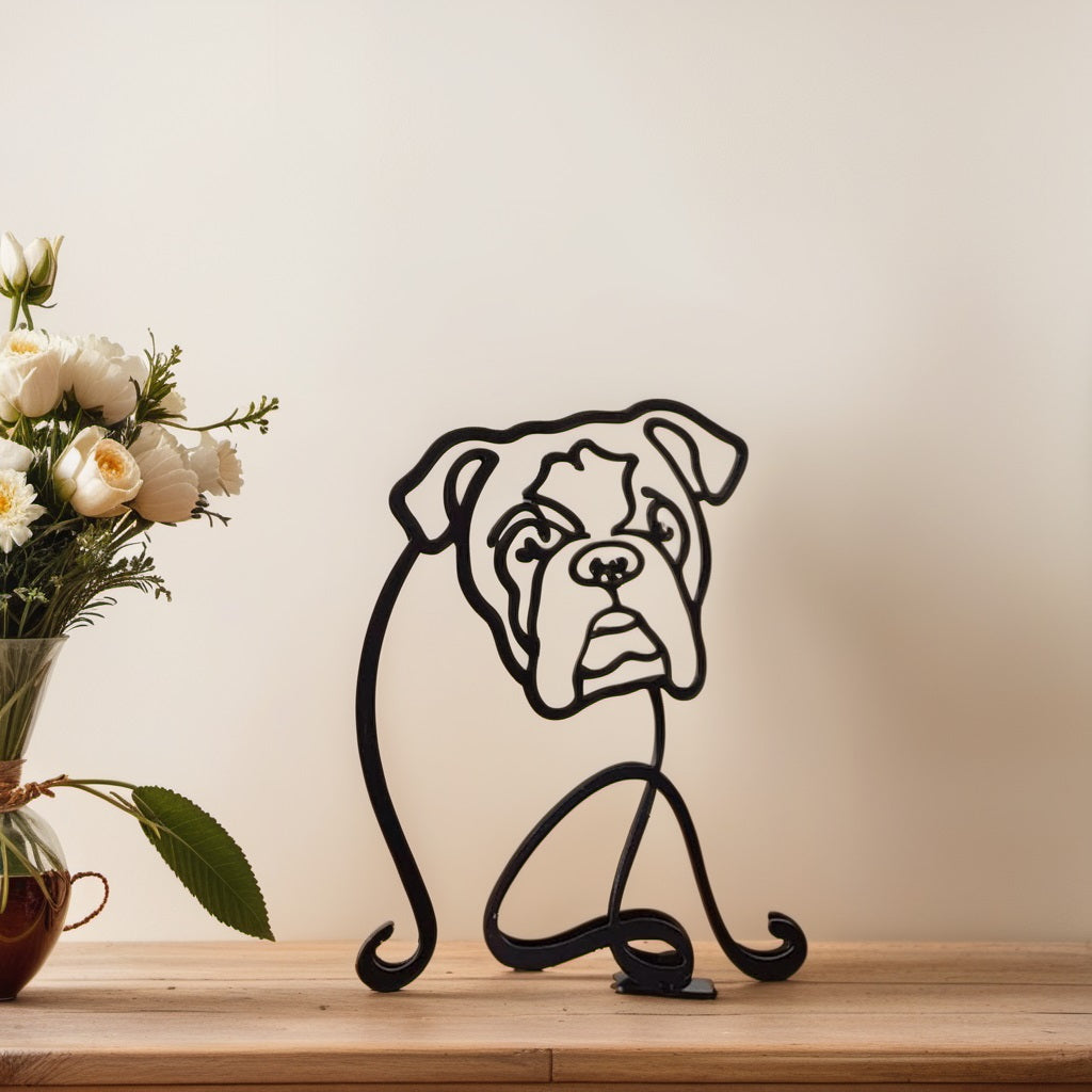 Artipaws Abstract Dog Sculpture | Modern Design | High-Quality Art Figurine | For Shelf & Table