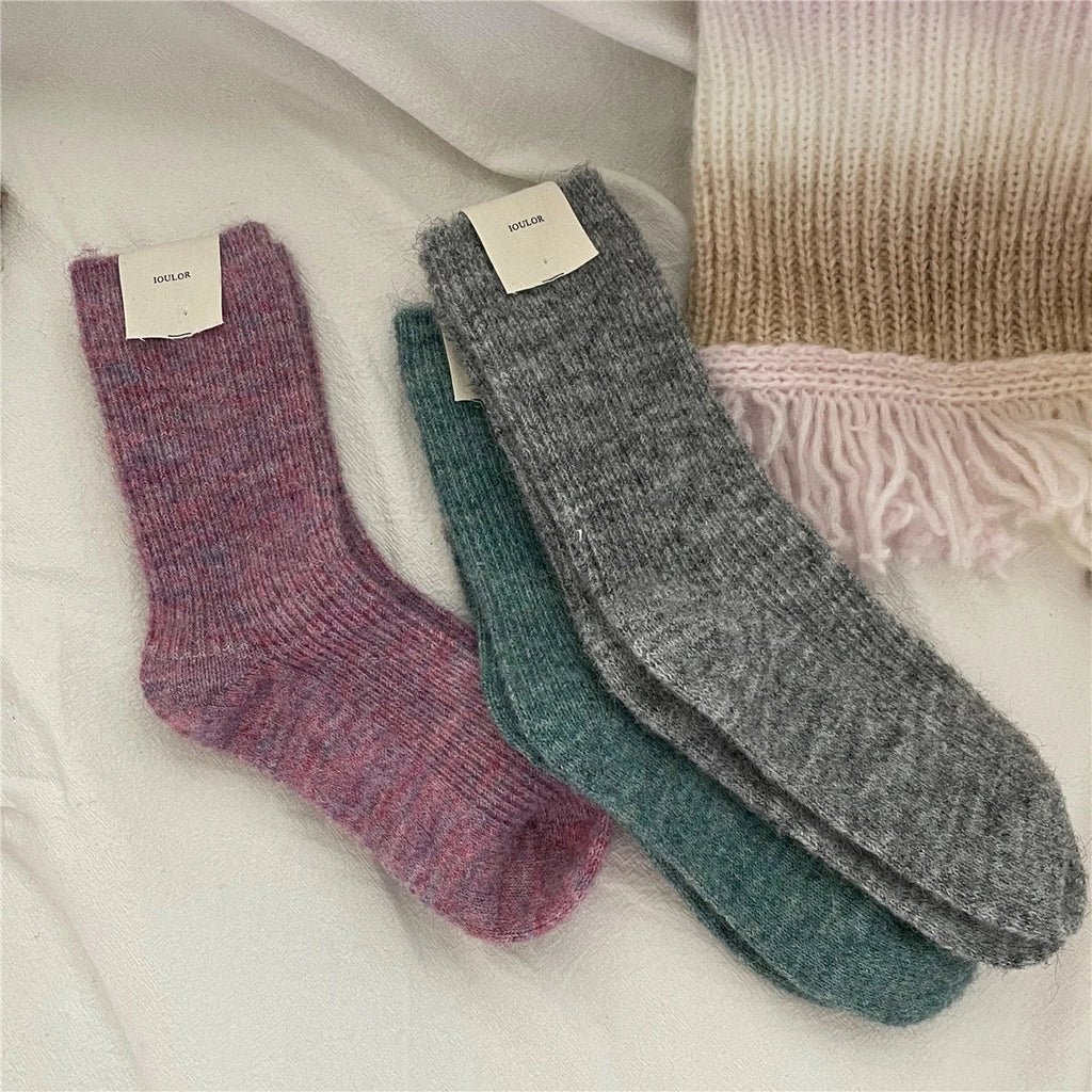 CuddleWarmth | Women's Thermal Socks | 9% Wool & Cashmere | Extra Thick & Soft | Japanese Knitting Style
