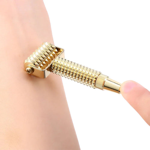 Acupressure Massage Tool VitalPoint Copper | Acupuncture Stimulator & Rolling Massage | Handy & Skin-Friendly | 12.3 cm