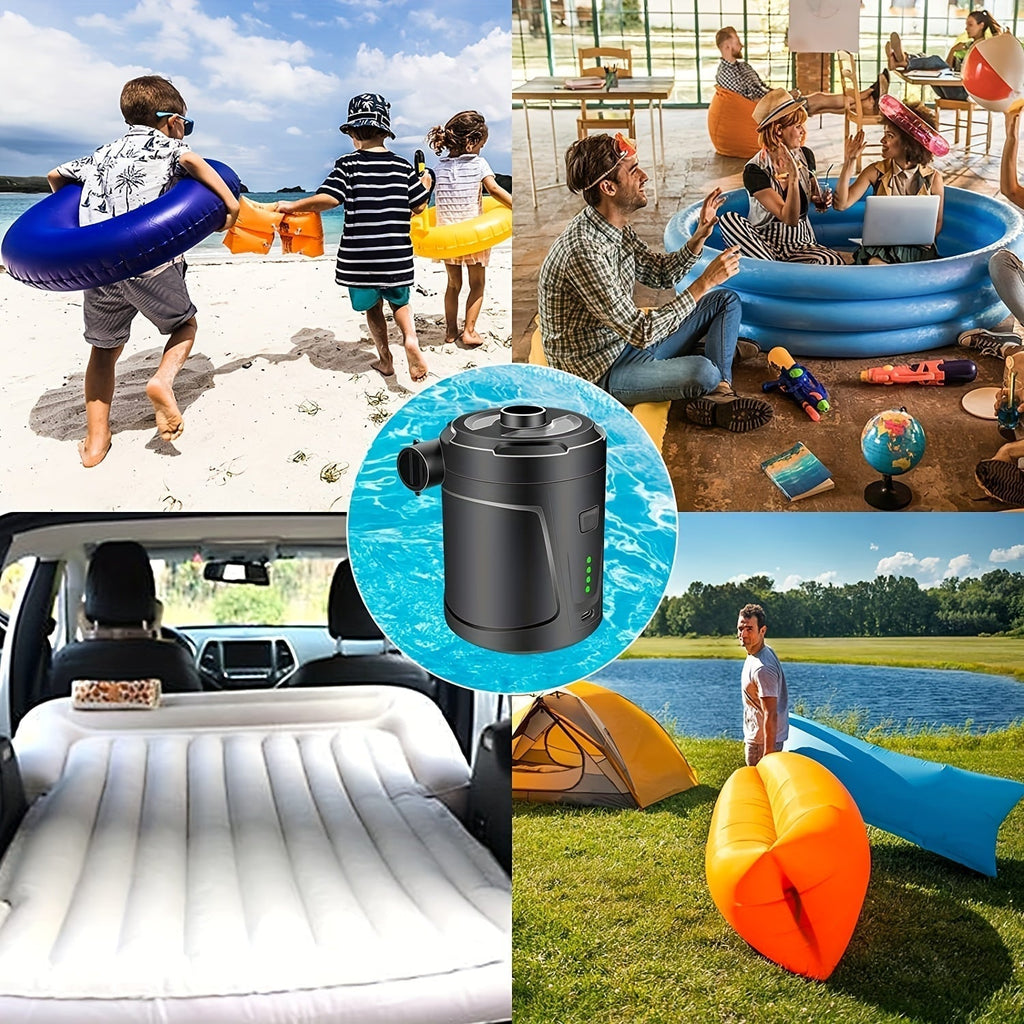 Electric Air Pump AirTrek Mini | USB Rechargeable & Cordless | Compact & Durable | For Air Mattresses & Outdoor Use