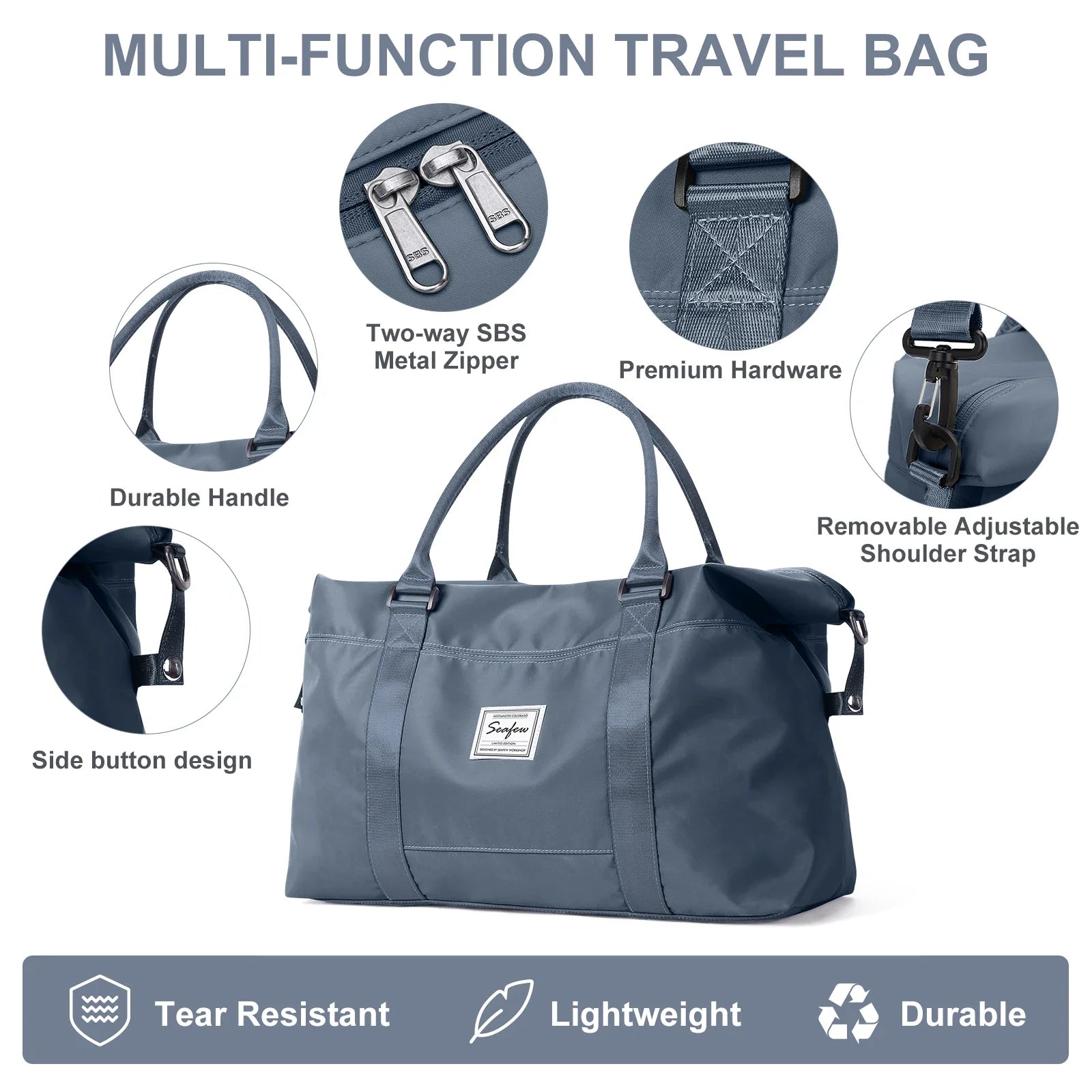 Aerovigo Carry-on Luggage 40x20x25 | Large Capacity | Weekender for Short Trips | Flight-Approved Cabin Bag