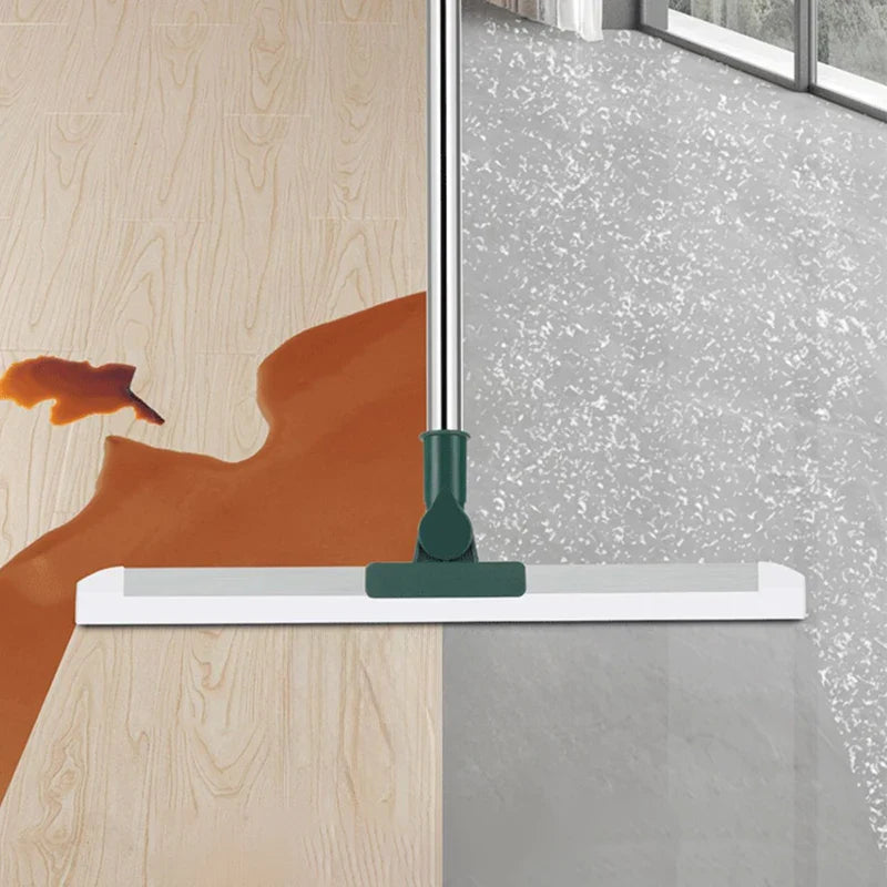 Flexiva Telescopic Cleaning Brush with Silicone Lip | 180° Swiveling | For Floors, Windows & Bathroom