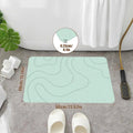 Drysera Bath Mat | Stone Look Bath Mat | Quick Drying & Non-Slip | 40 × 60 cm | Diatomite & Rubber
