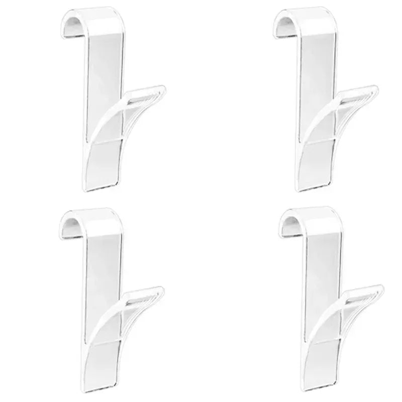HeatHook Radiator Hook Set | Pack of 4 | Space-Saving & Transparent | For Bathroom & Kitchen
