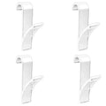 HeatHook Radiator Hook Set | Pack of 4 | Space-Saving & Transparent | For Bathroom & Kitchen