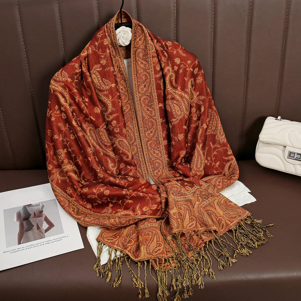 Élégancea | Women's Scarf | Cashmere Feel | 70 × 190 cm | Luxury Print & Warm