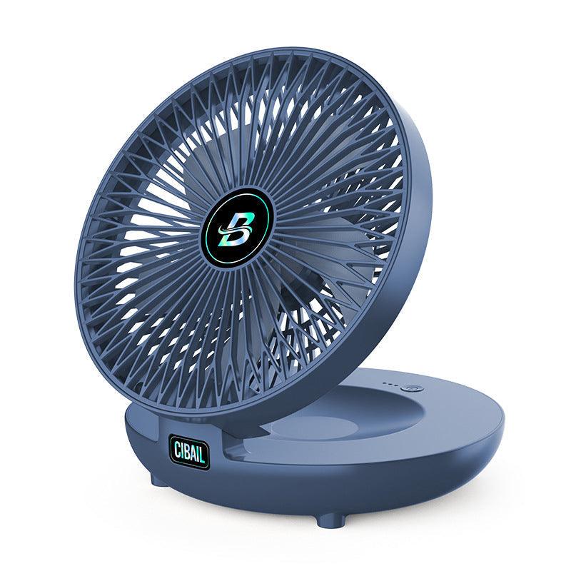 BriseFlex Foldable Table & Wall Fan | Wireless & Whisper-Quiet | 3 Speeds | Rechargeable