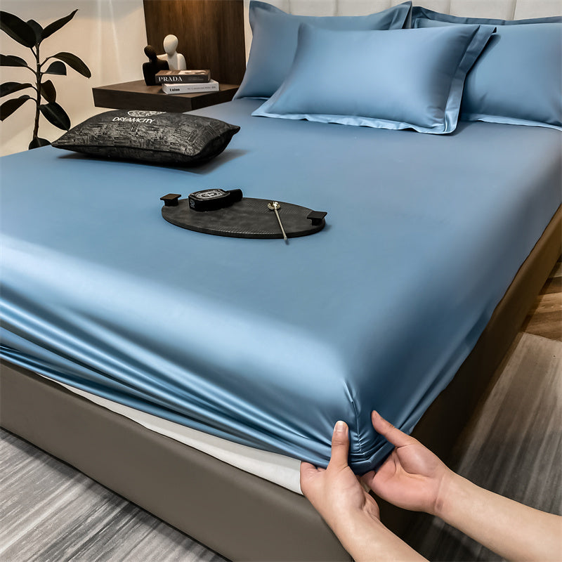 CottonLuxe Fitted Sheet | 100% Cotton | Breathable & Skin-Friendly | Perfect Fit with All-Around Elastic