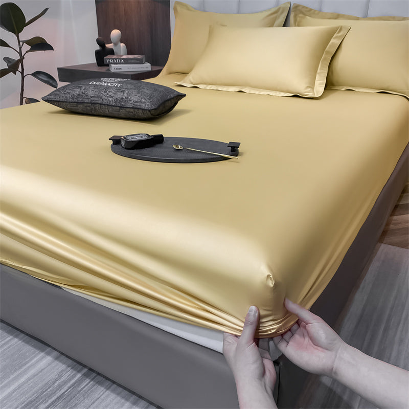 CottonLuxe Fitted Sheet | 100% Cotton | Breathable & Skin-Friendly | Perfect Fit with All-Around Elastic