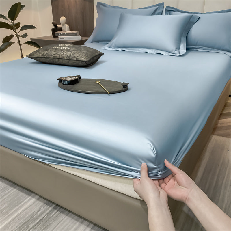 CottonLuxe Fitted Sheet | 100% Cotton | Breathable & Skin-Friendly | Perfect Fit with All-Around Elastic