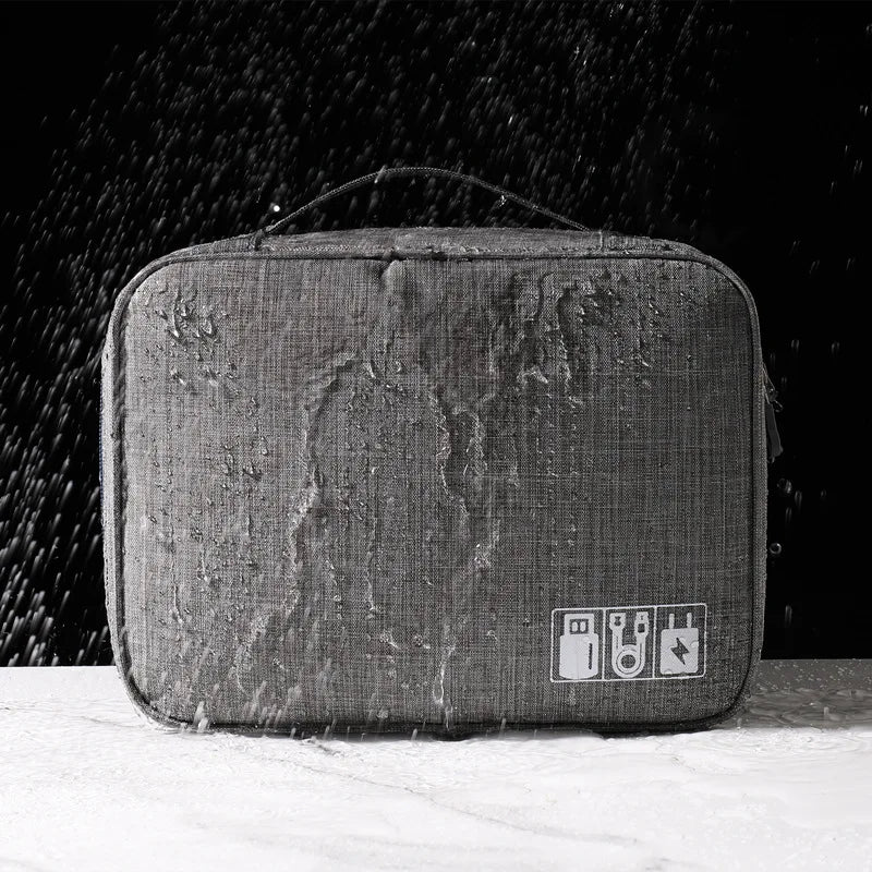 Baguvo Toiletry Bag | Water-Resistant & Compact | 100% Oxford Polyester | 24×18×9 cm
