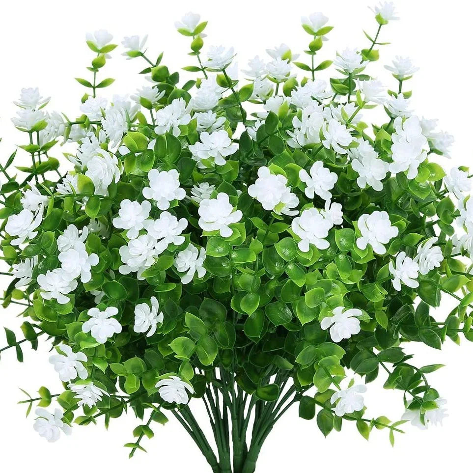 Artificial Flowers FloraSun | UV-Resistant & Weatherproof | Hanging Decorative Plants for Garden & Balcony | Low Maintenance & Evergreen