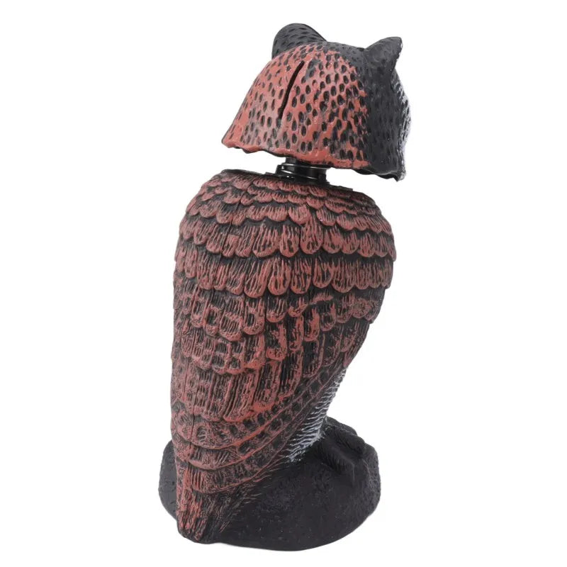 Bird Repellent Owl SkyGuard | Head Wobbling in the Wind | Realistic Design | For Garden & Balcony