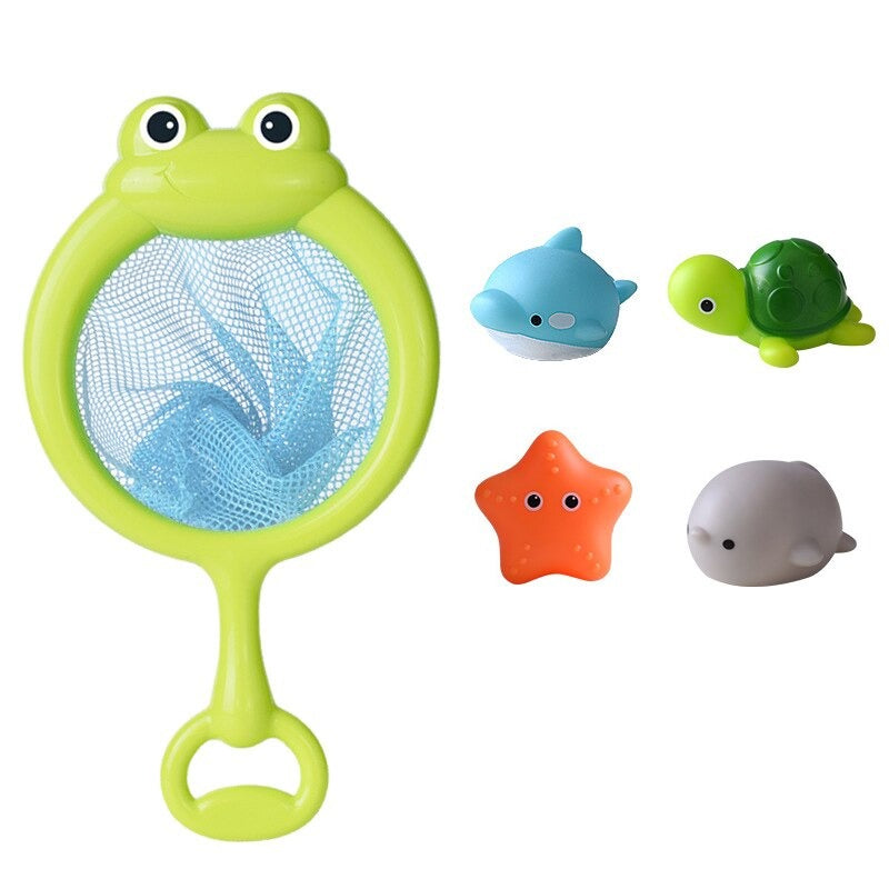 Glowing Bath Friends AquaLumi | Interactive Bath Toy for Ages 3 and Up | With Light & Color Effects