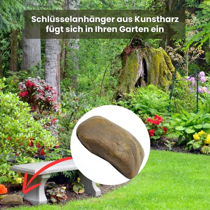 Hiding Stone SafeRock Secure | Hiding Place for Keys & Cash | Weatherproof & Realistically Deceptive | For Garden & Outdoor Use