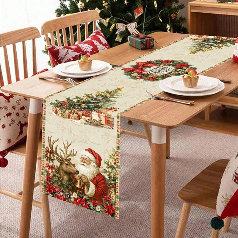 Christmas Table Runner Festivia | 180×35 cm | Elegant & Festive | Table Decor for Christmas & New Year 2025/2026