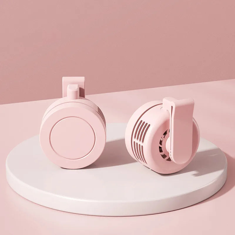 BreezeClip Mini Fan | USB Rechargeable & Quiet | Blade-Free | Clips to Shirt, Belt, or Neck