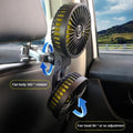 Car Cooling Fan AIRCURA DUO | 3 Speeds | USB Charging | 360° Rotatable | For Back Seat & Headrest