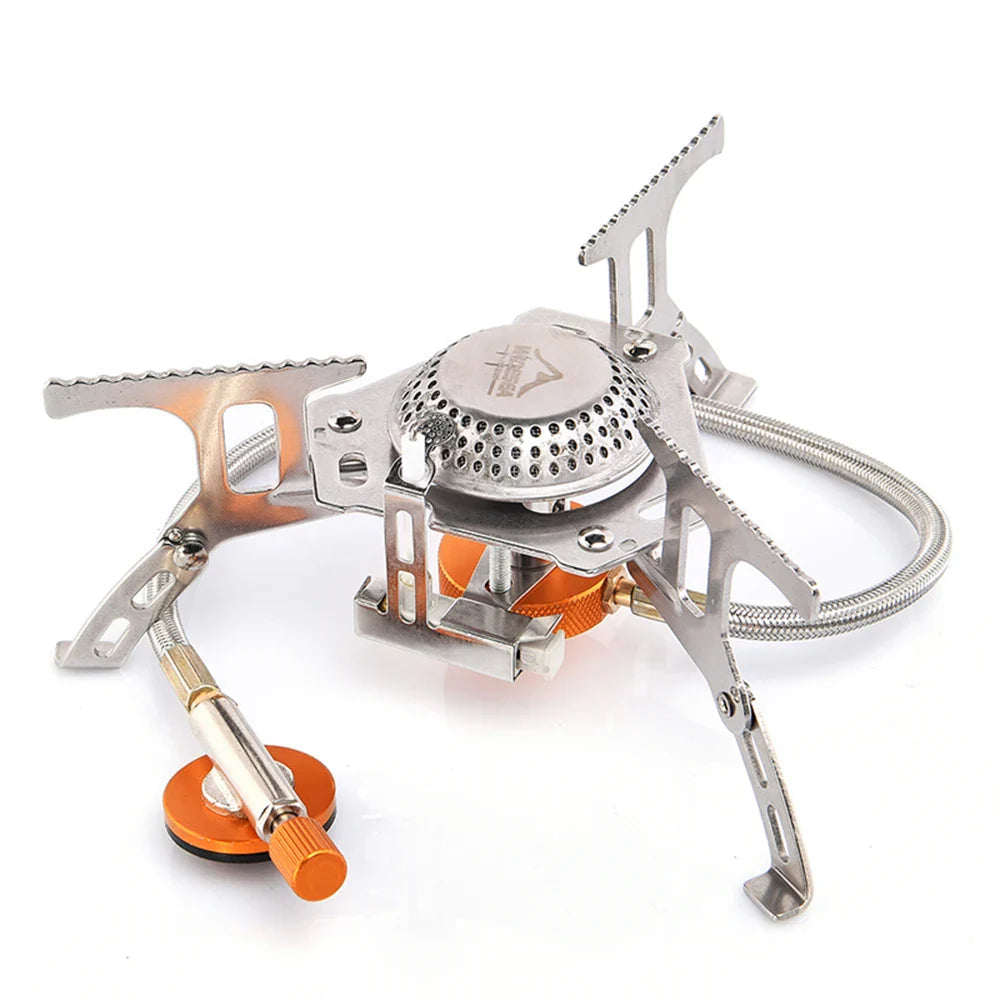 FlameTrek Gas Stove | Compact & Powerful | For Outdoor, Camping & Trekking | Includes Carrying Case