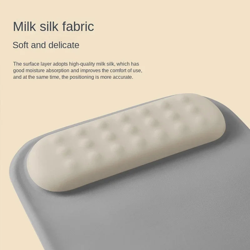 ErgoLoom Mouse Pad with Wrist Rest | Ergonomic & Non-Slip | Memory Foam & Anti-Slip Base | For Gaming & Office