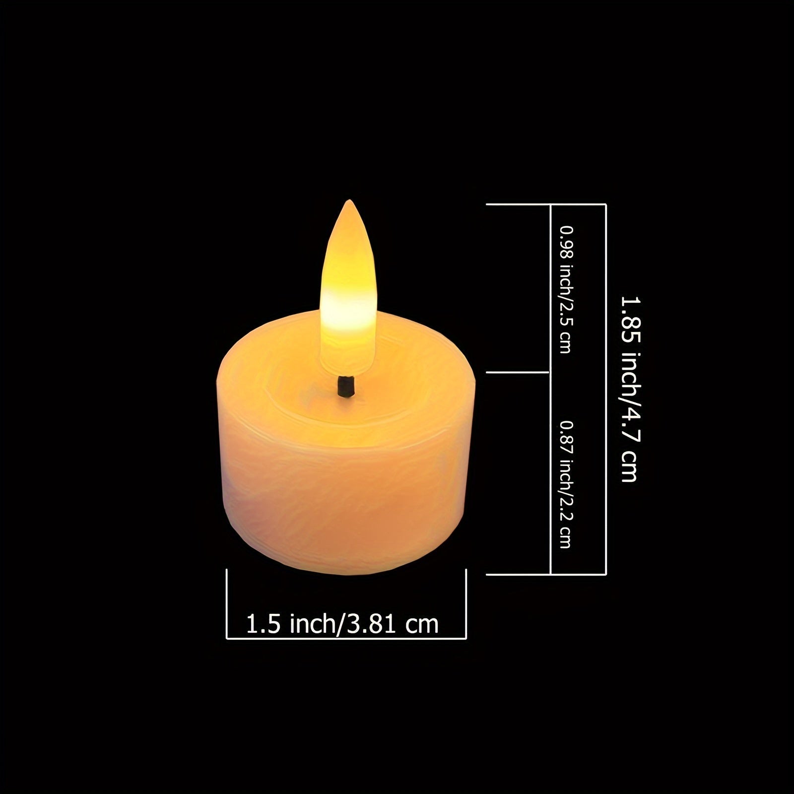 Luminara | LED-Teelichter Set | Flammenlos & Dimmbar | Mit Fernbedienung und Timerfunktion