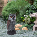 Bird Repellent Owl SkyGuard | Head Wobbling in the Wind | Realistic Design | For Garden & Balcony