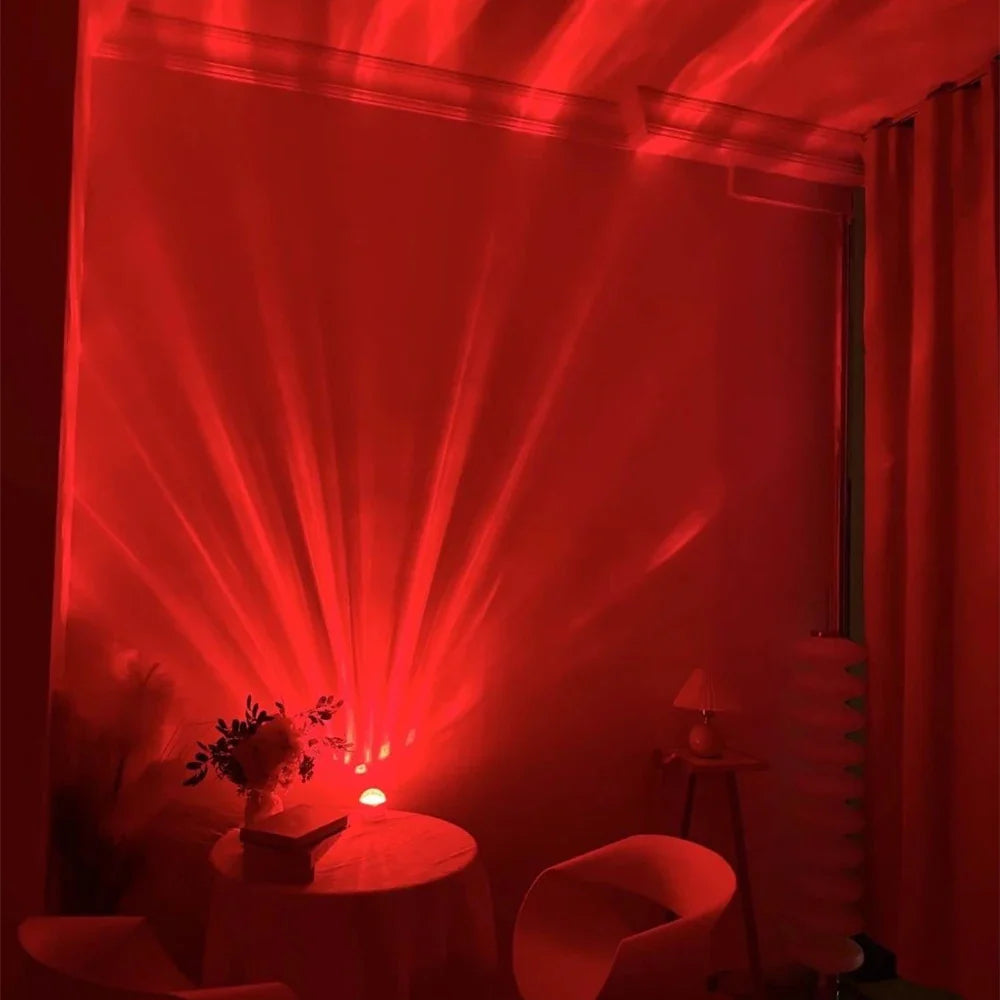 Aurora Projector LumoSky | 16 Colors Northern Lights | USB & Remote Control | Relaxing Night Lamp
