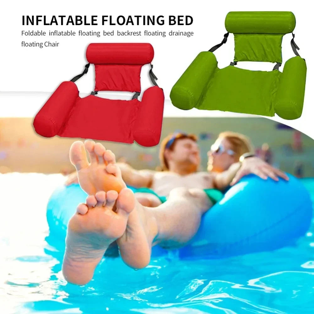 Inflatable Water Hanging Chair | Adjustable & Portable | AquaLiva Pool Lounge for Beach & Swimming Pool – 100×120 cm
