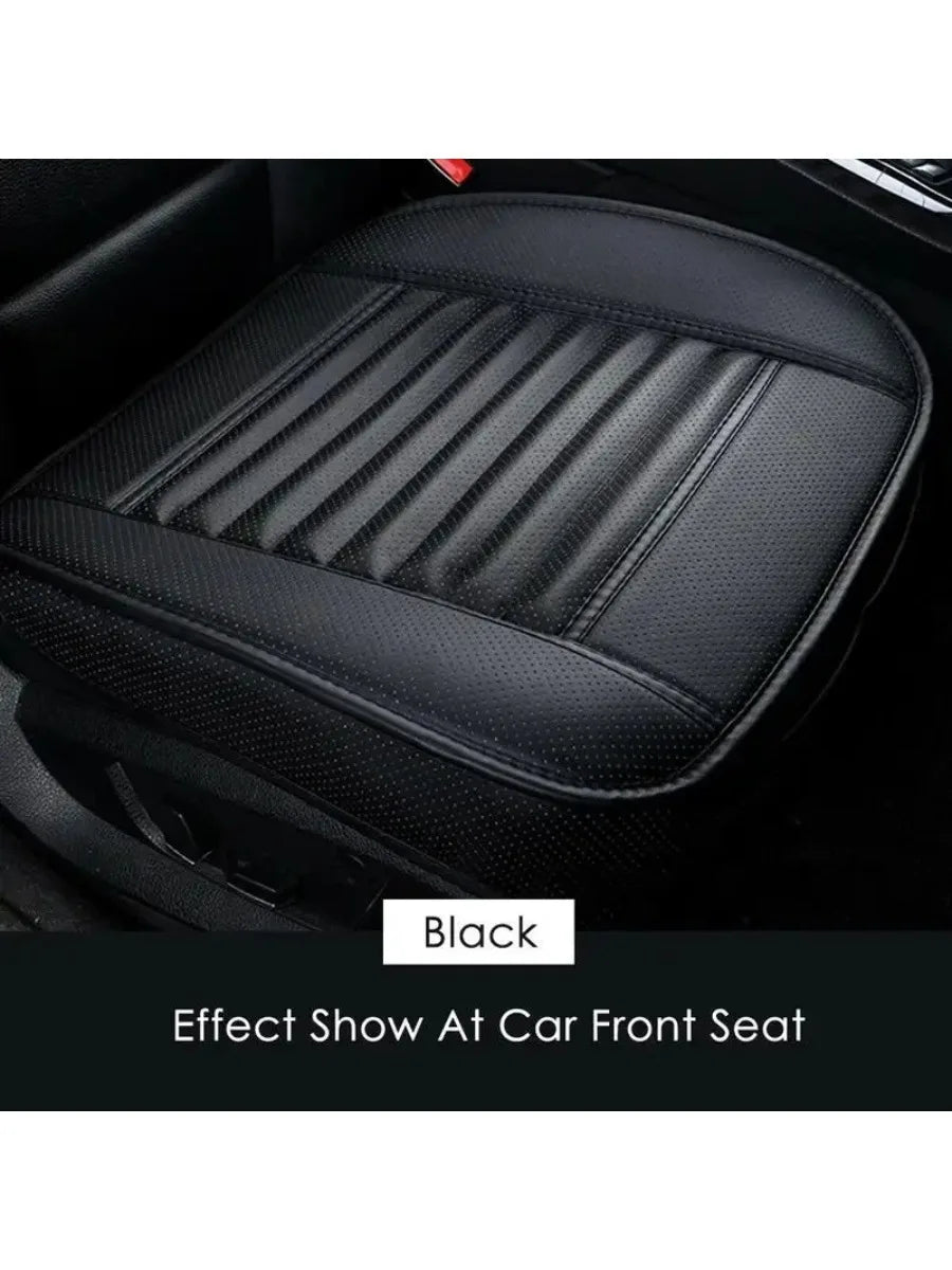 DriveLuxe Car Seat Cover | Breathable PU Leather Seat Pad | Non-Slip & Comfortable | Suitable for All Seasons & Vehicle Types