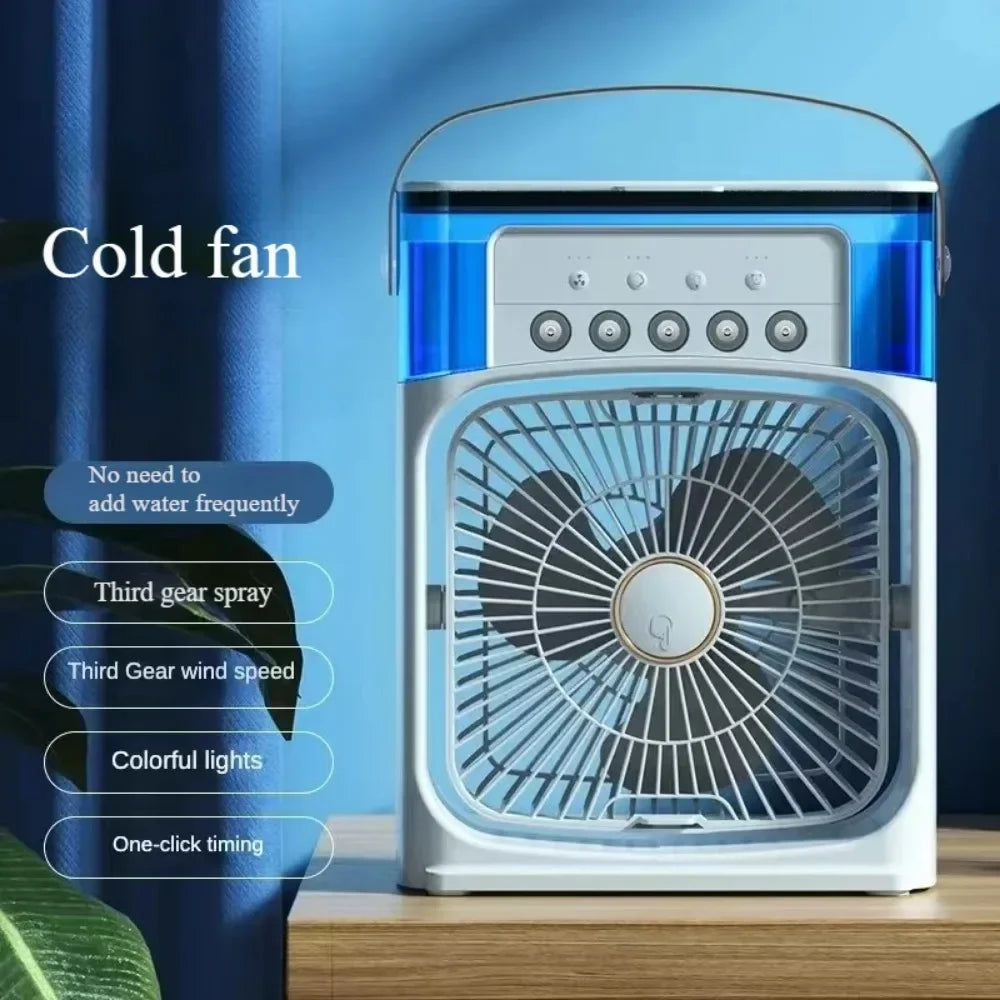 Air Cooler BrisaAir | 3-Speed Fan & Humidifier | With Timer & LED Light | 600ml Tank