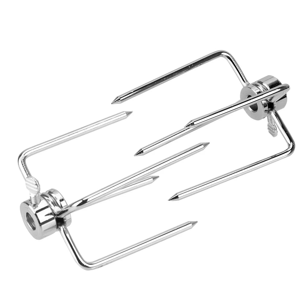 BBQ Meat Forks GrillMeister Pro | Set of 2 | Stainless Steel | For Rotisserie & Charcoal Grill