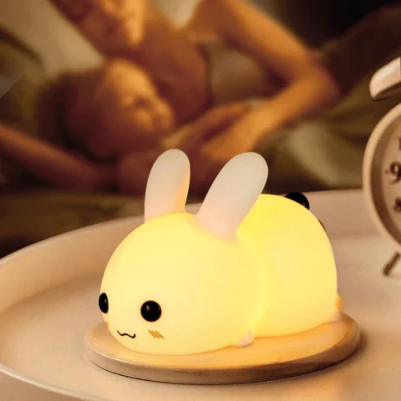 Bunnilo Children's Night Light Rabbit | Gentle Sleep Light | Child-Safe & Energy-Saving