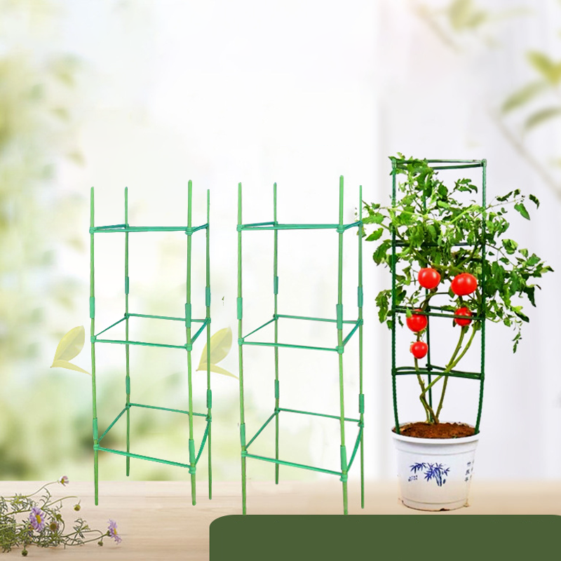 Plantora | Pflanzenstützen Set | Modulares Rankhilfesystem | Stahlkern | 90–160 cm