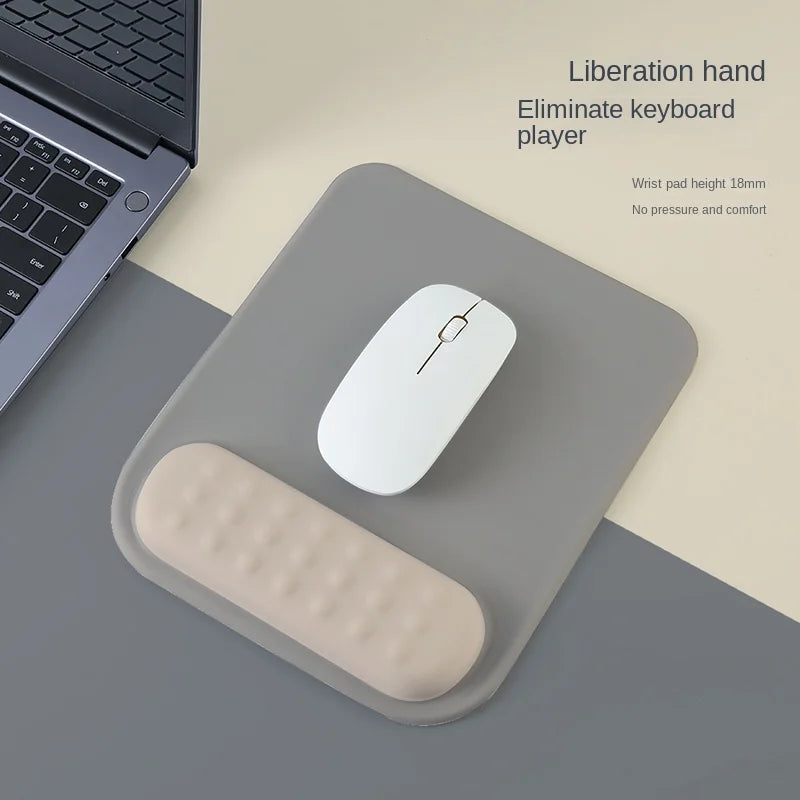 ErgoLoom Mouse Pad with Wrist Rest | Ergonomic & Non-Slip | Memory Foam & Anti-Slip Base | For Gaming & Office