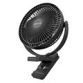 Clip Fan BreeziClip | 8-Inch | Quiet & Rechargeable | 10,000 mAh Battery | For Strollers, Camping & Home