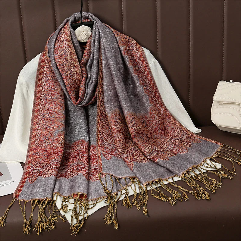 Élégancea | Women's Scarf | Cashmere Feel | 70 × 190 cm | Luxury Print & Warm