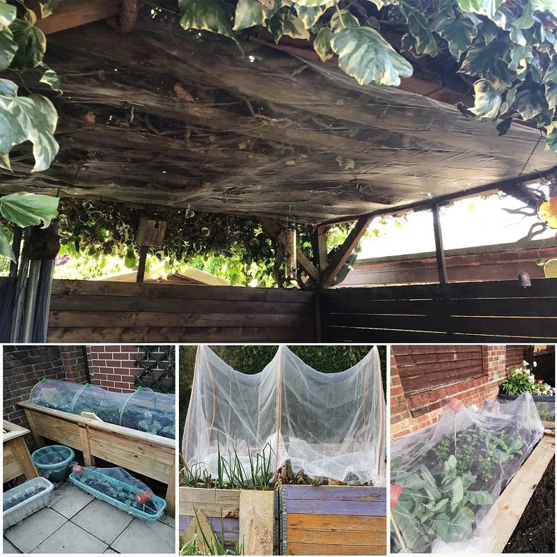 GARDIVIA Vegetable Protection Net | High-Density Insect Netting Made of Polyethylene | UV-Resistant & Breathable | For Raised Beds & Vegetable Cultivation