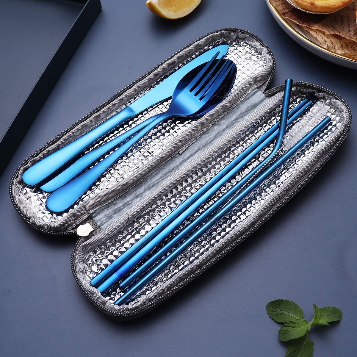 GoCutlery Cutlery Set | 4-Piece for On the Go | Stainless Steel & BPA-Free | With Carrying Case