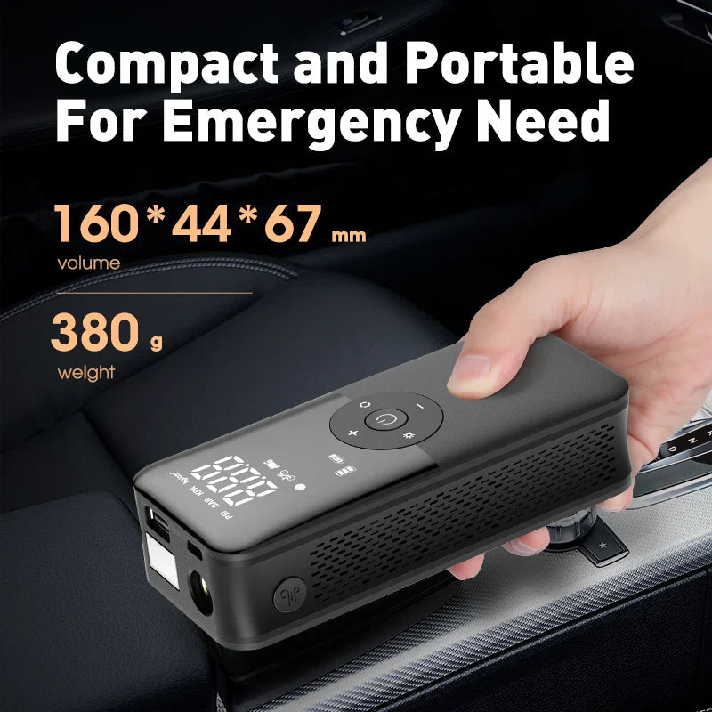 AIRTORO Air Compressor | Rechargeable & Wireless | For Car, Bicycle & Balls | With Power Bank Function
