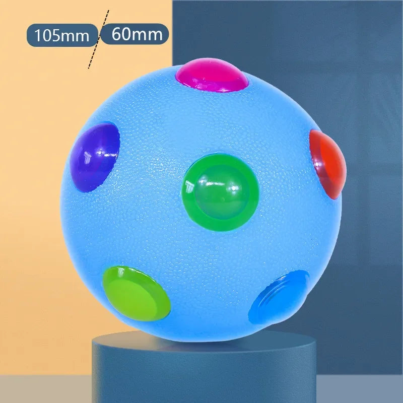 Dog Toy GlowPaw Ball | LED Light Ball | Elastic & Bite-Resistant | For Dogs, Cats & Children
