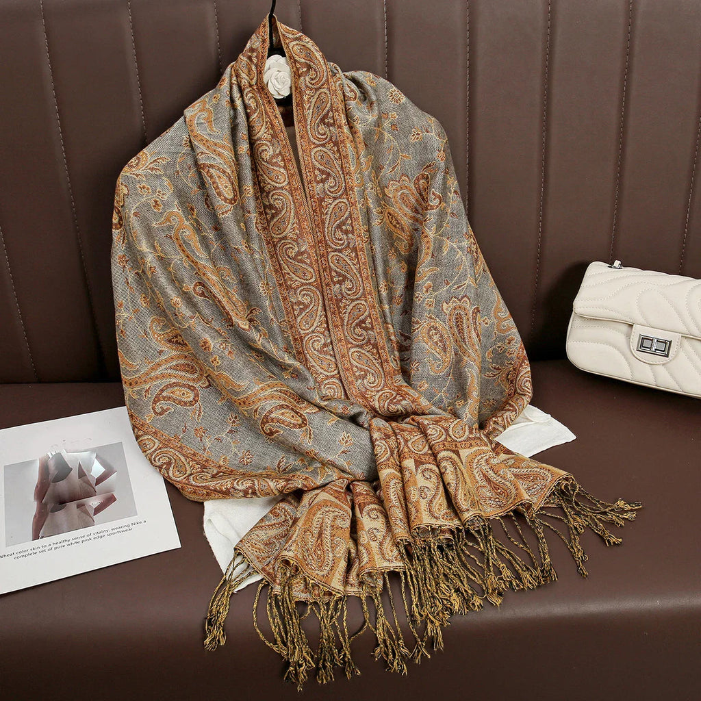 Élégancea | Women's Scarf | Cashmere Feel | 70 × 190 cm | Luxury Print & Warm