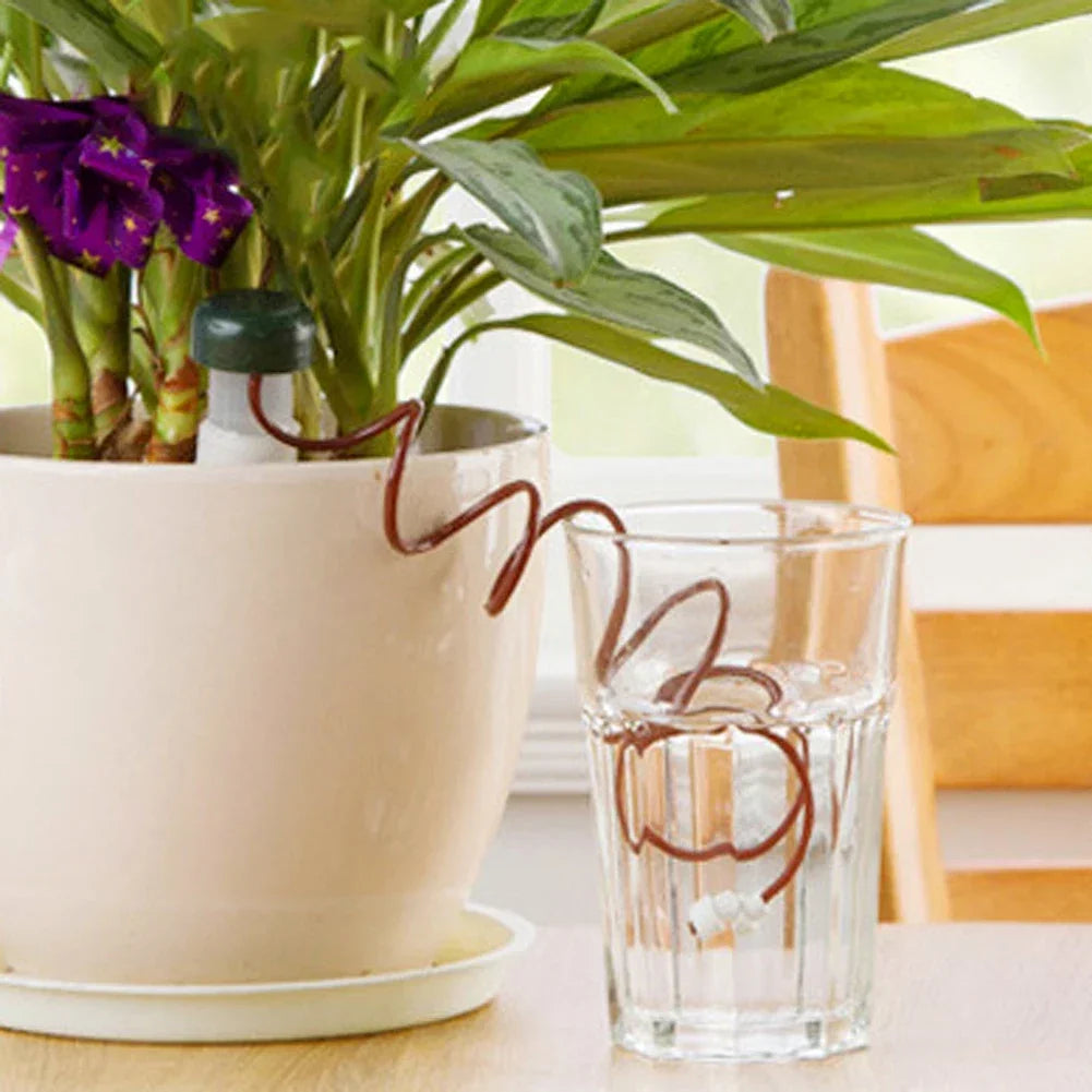 AquaTerris Plant Watering System | Set of 8 | Self-Watering Ceramic Spikes | Automatic & For Indoor Use