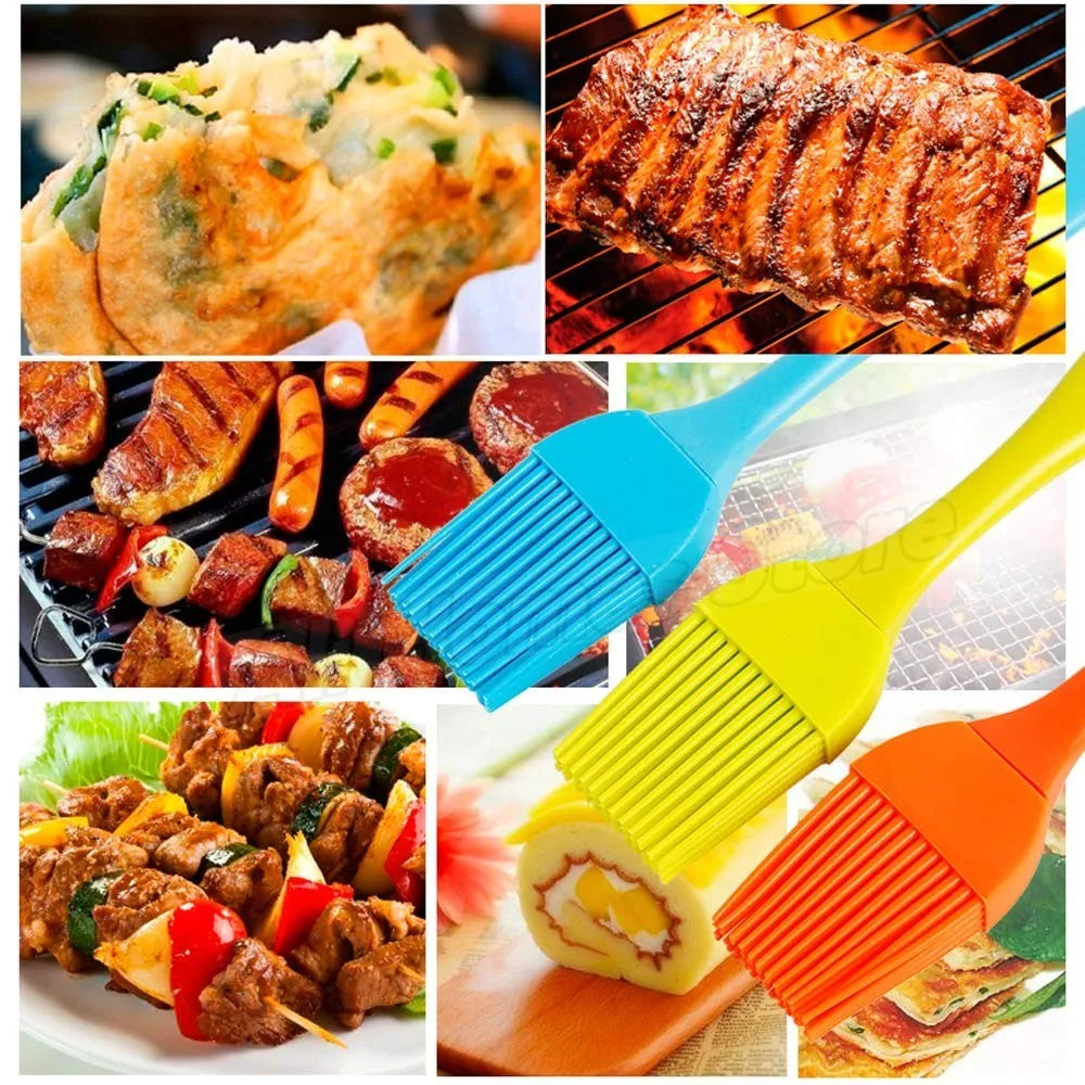 GrillFein Silicone Basting Brush | Heat Resistant & Hygienic | For BBQ, Baking & Cooking