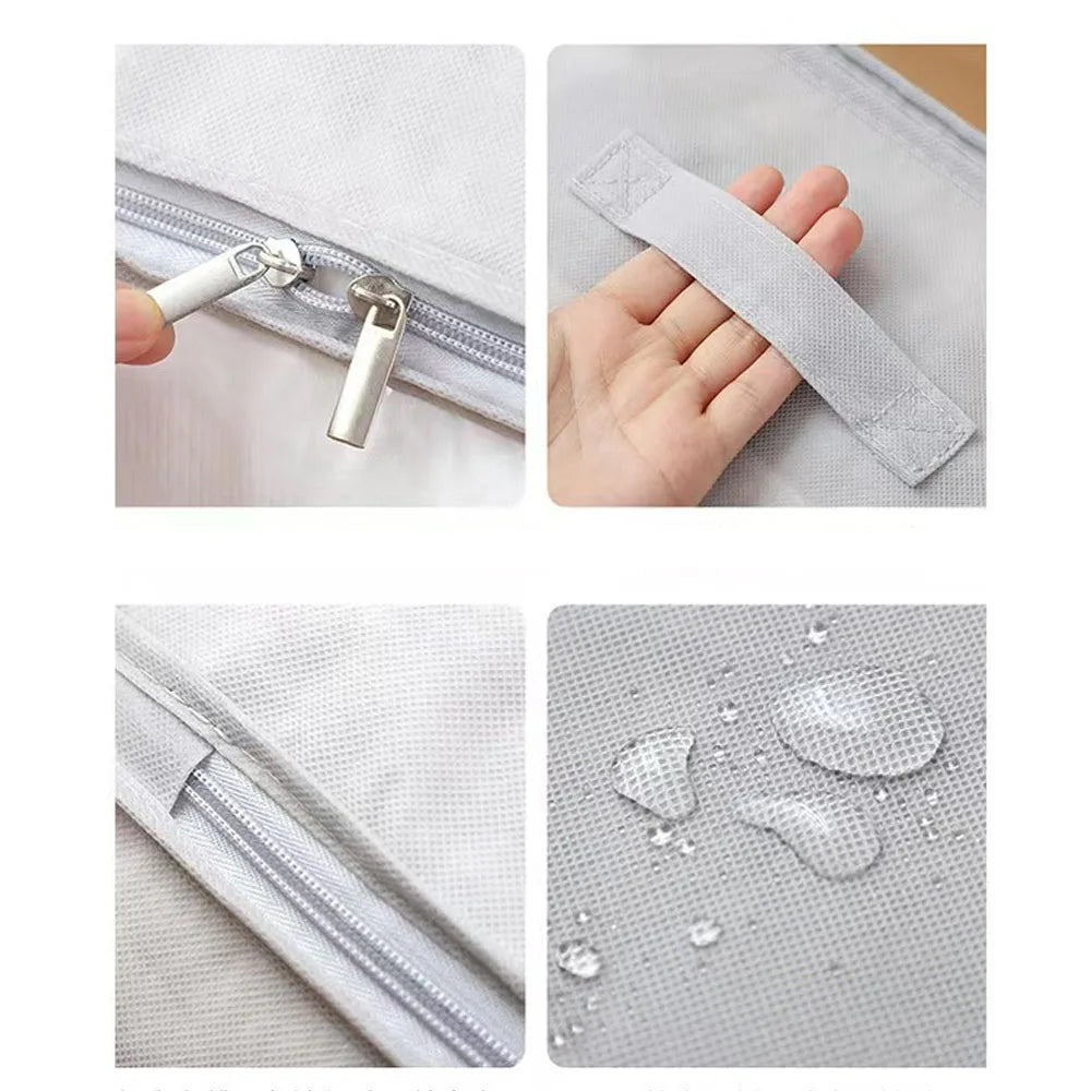 Foldable Dress Storage Bag | For Blankets, Pillows & Clothes | SoftStow Non-Woven Fabric Organizer