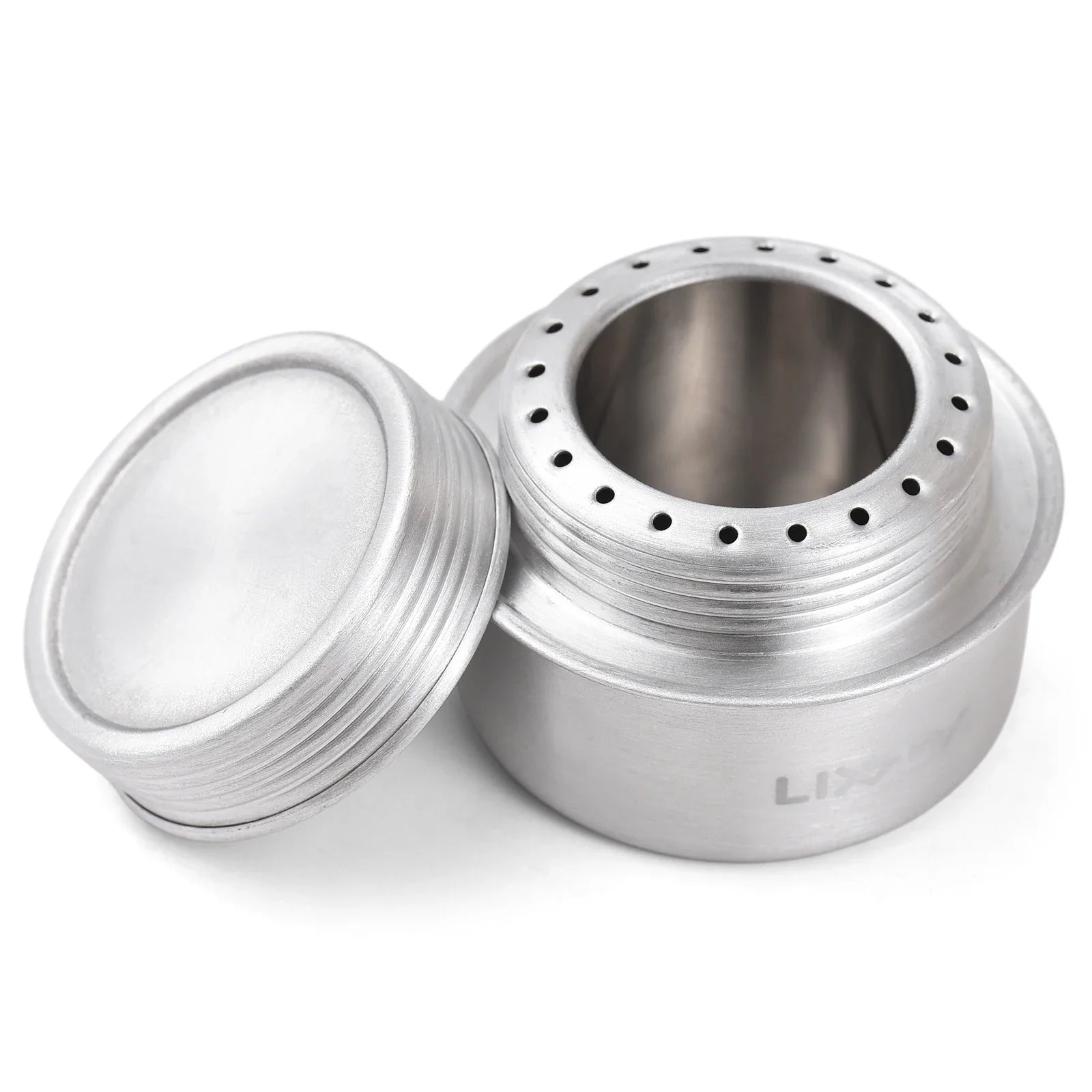 FlammigoGear Alcohol Stove Mini | Ultralight & Portable | With Lid & Cross Stand | For Camping & Outdoor